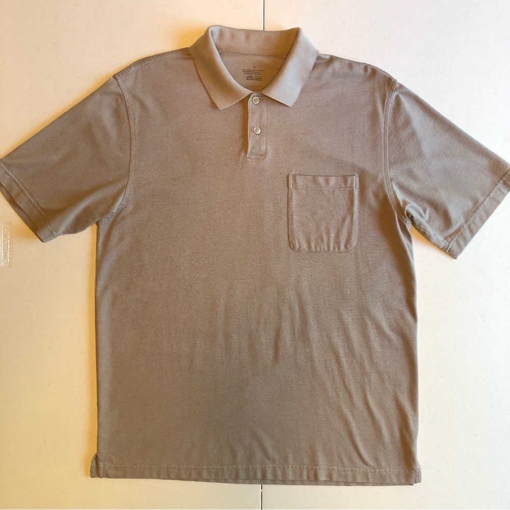 Van Heusen Men's Tan Polo Shirt Size M